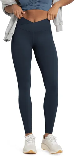 Vista 17 de ODODOS Leggings Suaves como Mantequilla de Cintura Cruzada con Bolsillos para Mujeres, ODCLOUD Pantalones de Yoga Lounge Cruzados de 25" / 28
