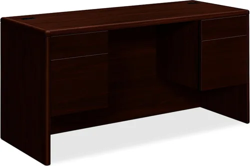 Vista 34 de HON Pedestal Credenza, derecha, 72 x 24 x 29-1/2 pulgadas, caoba