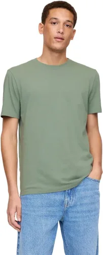 Vista 37 de Camiseta de cuello redondo Gap para hombre, mangas cortas, estilo casual Negro
