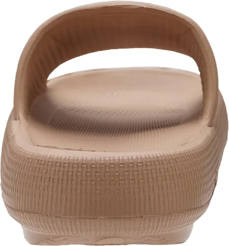 Vista 4 de WHITIN Pantuflas acolchadas para mujer antideslizantes Sandalias de baño acolchadas con suela gruesa Sandalias de baño de secado rápido