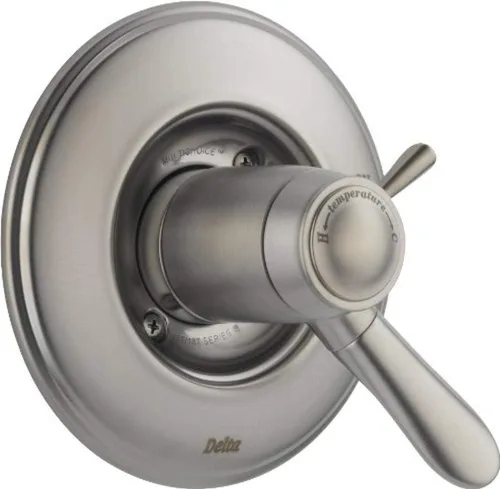 Vista 2 de Delta Faucet T17T038 Lahara Tempassure Serie 17T - Tapacubos para válvula, cromado, 4.00 x 4.00 x 5.00 pulgadas