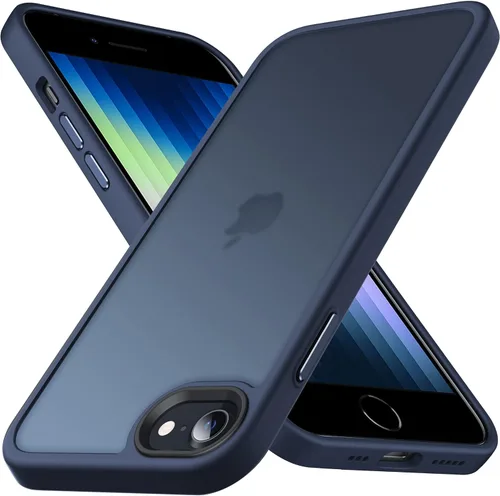 Vista 32 de Anqrp Funda diseñada para iPhone 11 azul [compatible con carga inalámbrica], [tacto sedoso] Funda delgada de silicona suave antiarañazos para iPhone