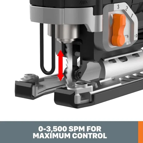Vista 5 de Worx NITRO - Rompecabezas inalámbrico Power Share de 20 V con motor sin escobillas, WX542L (batería y cargador incluidos)
