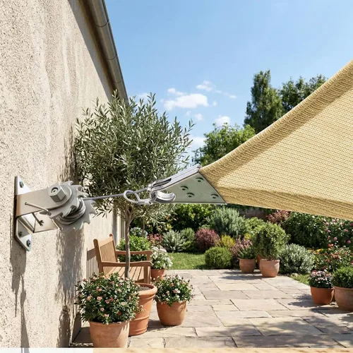 Vista 6 de ShadeMart Toldo rectangular de 8 x 12 pies, color gris, resistente para patio, garaje, patio, bloqueo UV, grado comercial, 260 GSM