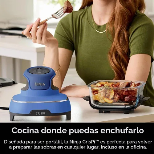 Vista 8 de Ninja CRISPi - Sistema de cocina portátil de vidrio 5 en 1 para freír