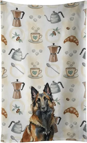 Vista 327 de Caroline's Treasures Afghan Hound - Toalla de cocina para barra de café, terciopelo frontal y lazo de algodón, lavable a máquina Sabueso afgano