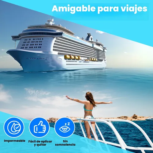 Vista 6 de SAILPAK Ship-EEZ - Parches contra el mareo marino para cruceristas