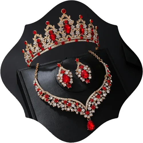 Vista 10 de Conjunto de tiaras y corona Azul