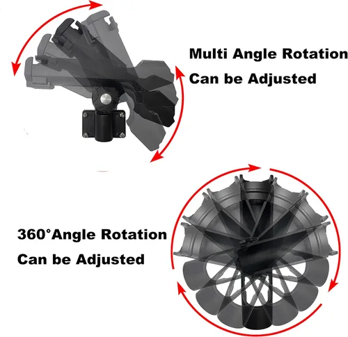 Vista 7 de HiUmi Adjustable Black Fishing Rod Holder for Boat Kayak Swivel Side Mount Kits Tackle