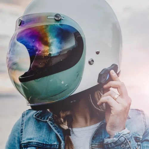 Vista 4 de Sena SMH10R Auriculares e intercomunicadores Bluetooth de perfil bajo para motocicleta - SMH10R-01