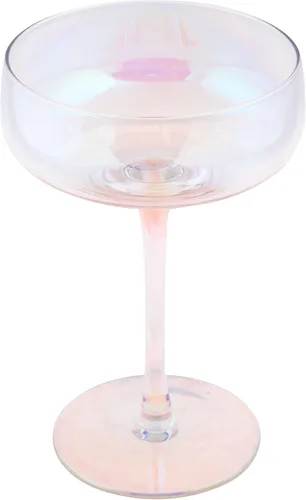 Vista 2 de Karma Mid Century Champagne Coupe, juego de cuatro unidades, brillo transparente