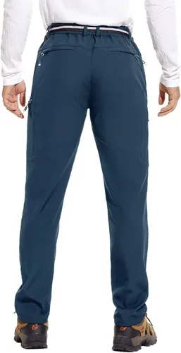 Vista 2 de Arunlluta Pantalones de nieve para hombre, pantalones de esquí resistentes al agua, pantalones de invierno para hombre, pantalones de snowboard