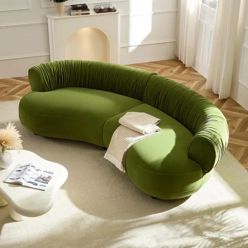 Vista 20 de Silla giratoria naranja con forma de barril, moderno círculo redondo individual con almohada para sala de estar, dormitorio, espacio pequeño, tela
