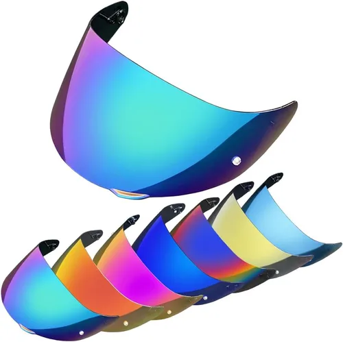 Vista 6 de KMAN Protector de visera de casco de motocicleta para K1 K1S K3SV K5 K5S protector solar capacetes lente Cascos accesorios (humo profundo)