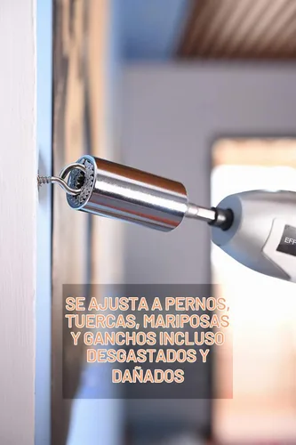 Vista 5 de Enchufe Universal, Enchufe Autoajustable que se Adapta a Estándar de 1/4'' - 3/4'' Métrico 7mm-19mm, Adaptadores de Enchufe para Llave de Trinquete