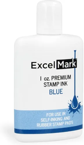 Vista 16 de ExcelMark Premium - Tinta de recambio para sellos autoentintados - 1 onza (Negro)