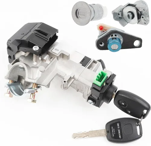 Vista 7 de Dasbecan Conjunto de cilindro de bloqueo del interruptor de encendido compatible con Honda Accord CRV FIT Odyssey Civic 2006-2011 06350-SAA-G30