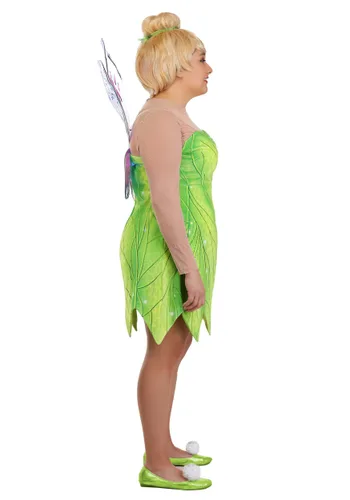 Vista 6 de Disfraz Mujer Talla Grande Tinker Bell Auténtico de Disney Multicolor