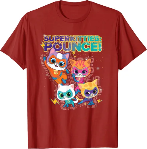 Vista 58 de Disney Junior SuperKitties Pounce! Camiseta de equipo completo, talla S