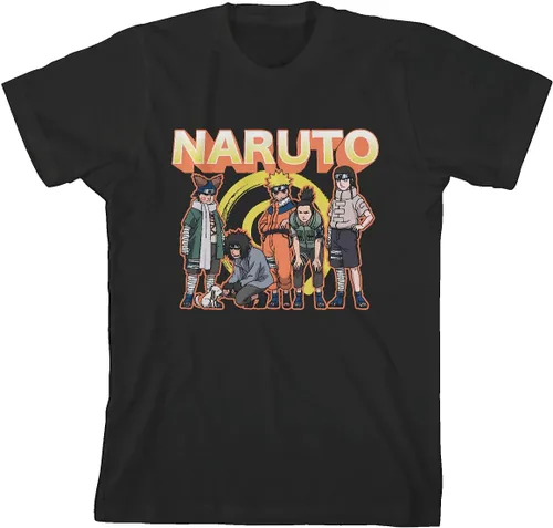 Vista 4 de Naruto Multi-Character Youth - Paquete de 3 camisetas de manga corta con cuello redondo