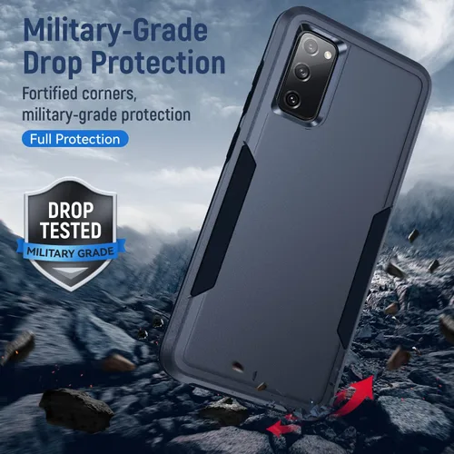 Vista 4 de Asuwish Funda de teléfono para Samsung Galaxy S20 FE Gaxaly S 20 FE 5G UW de 6.5 pulgadas con cubierta protectora de pantalla y celular protectora