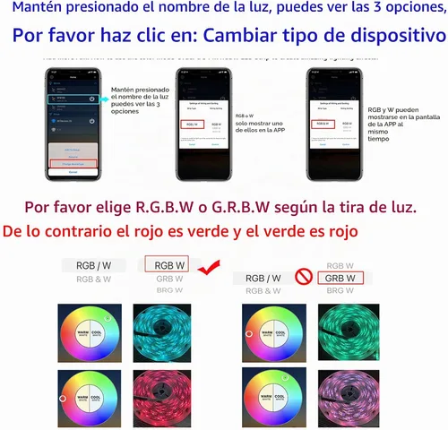 Vista 5 de GIDEALED Controlador LED inteligente WiFi RGBW de 2 salidas, 5 pines con control remoto de 24 teclas, compatible con Alexa y Google Assistant, tira