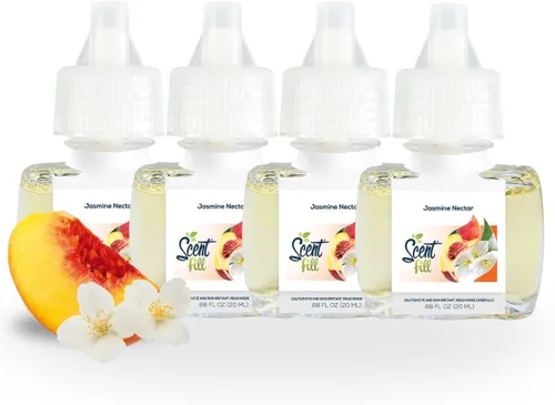 Vista 30 de Scent Fill Ambientador enchufable de sidra de manzana, 4 recambios de aceite perfumado