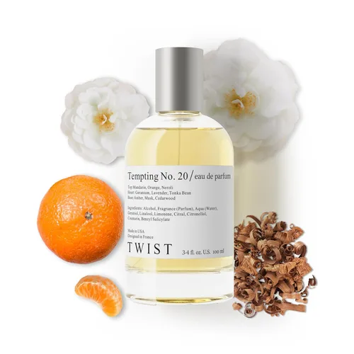 Vista 54 de Twist - Addicted No. 3 - Eau De Parfum inspirado en Y. Black Opium, Perfume de larga duración para mujer, Ámbar y Vainilla, Vegano, Ingredientes