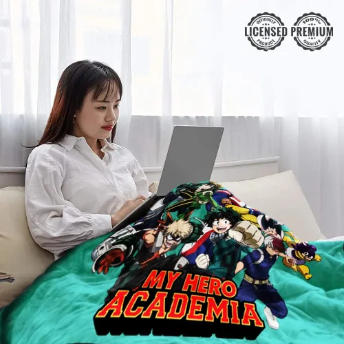 Vista 5 de My Hero Academia Class 1-A - Manta de forro polar de 45 x 60 pulgadas