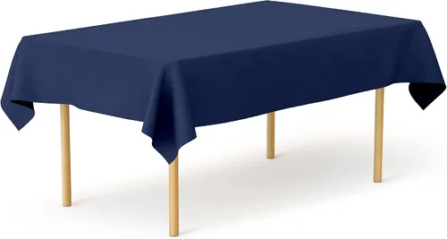 Vista 24 de Pomp - Mantel premium de poliéster con estampado abstracto de 52 x 52 pulgadas cuadradas Tela de fácil cuidado, resistente a arrugas y manchas