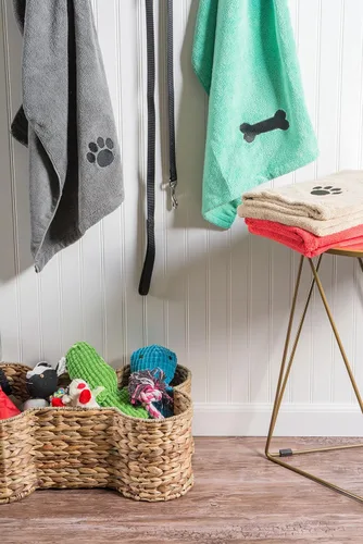 Vista 4 de Bone Dry Colección de juguetes de peluche chirriante para mascotas, felpa, cocodrilo