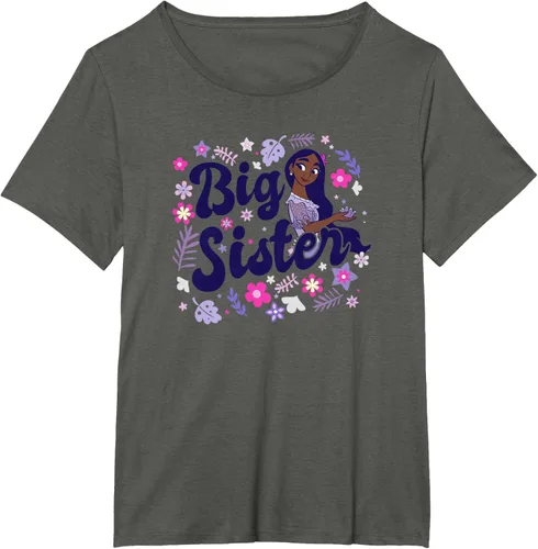 Vista 60 de Disney Encanto Isabela Madrigal Big Sister - Camiseta floral, gris, S Asfalto