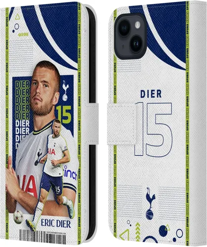 Vista 7 de Head Case Designs Officially Licensed Tottenham Hotspur F.C. Cristian Romero 2022/23 First Team Leather Wallet Case Compatible with Apple iPhone 11