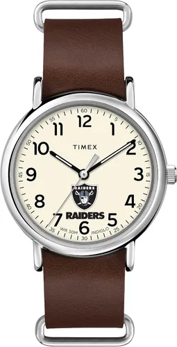 Vista 19 de Timex Tribute Correa de cuero de cuarzo NFL Weekender de 1.575 in para hombre