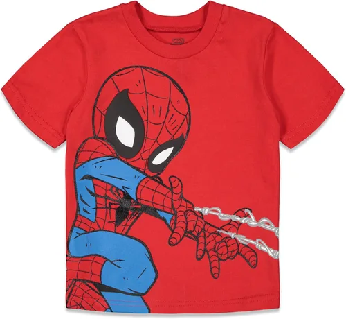 Vista 3 de Marvel Avengers Spidey and His Amazing Friends 4 Pack T-Shirts Toddler to Big Kid