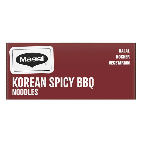 Vista 7 de Maggi Paquete de 24 fideos para barbacoa picantes coreanos