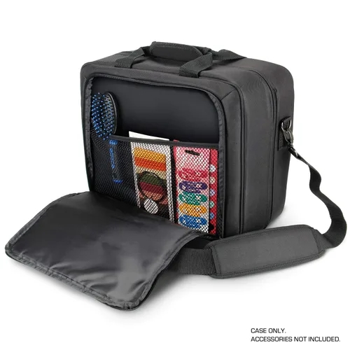 Vista 4 de Bolsa de viaje grande para estilista de USA Gear - Estuche para salón de cabello - Interior personalizable con divisores ajustables - Se adapta a