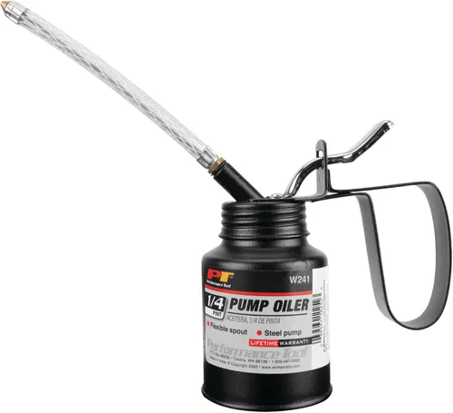 Vista 5 de Herramienta de Rendimiento W241 Bomba de Acero de Precisión con Boca Flexible, Tamaño Conveniente de 1/4 Pinta para Fácil Transferencia de Aceite