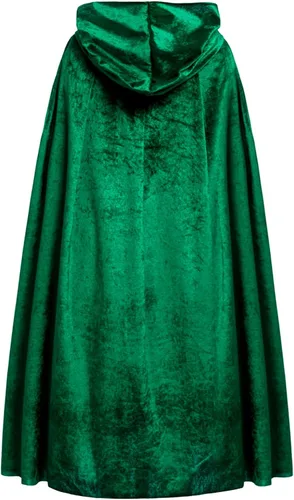 Vista 5 de FYMNSI Kids Girls Witch Costume Witch Sisters Dress Cape Cloak Wigs Halloween Cosplay Outfit Fancy Dress up Witch Dresses