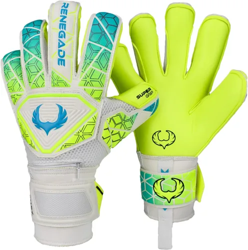 Vista 10 de Renegade GK Vortex - Guantes de portero con protector microbiano (tallas 6-11, 3 estilos, nivel 3) Hyper Grip de 3.5+0.118 in y súper malla