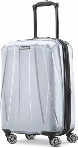 Vista 24 de Samsonite Centric 2 Set de maletas rígidas expandibles con ruedas giratorias dobles, Azul Caribe, Juego de 2 piezas (equipaje de mano/grande)
