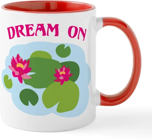Vista 48 de CafePress Living The Dream Mugs Taza de café de cerámica de 11 oz (11.0 fl oz)