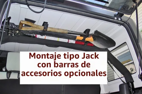 Vista 7 de Kit para soporte para gato Hi-Lift Jack de 48 pulgadas para Jeep JK Wrangler de 4 puertas