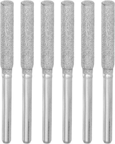Vista 9 de HARFINGTON 6 piezas de afilador de motosierra con revestimiento de diamante, culata de 5/32 pulgadas de 0.157 in, amoladora eléctrica de sierra