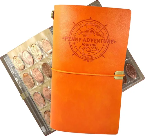 Vista 13 de Pennybandz El Penny Journal tiene capacidad para 146 monedas, el libro definitivo de colección de centavos de recuerdo para tu colección de monedas