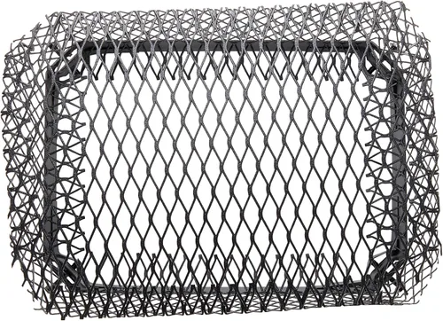 Vista 3 de HY-C RC913 - Pantalla de mapache en acero galvanizado negro, 9" x 13" x 6
