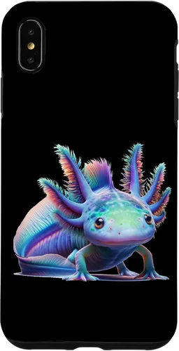 Vista 11 de Carcasa de arte de mundo submarino encantado para iPhone 11 Pro Max con diseño de ajolote mágico