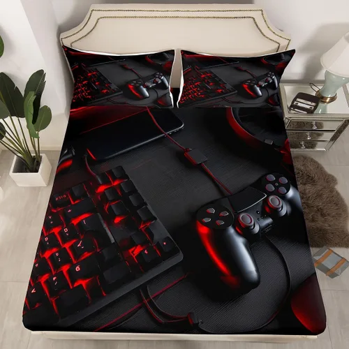 Vista 40 de Ropa de cama de 2 piezas, estilo rústico de granja, juego de ropa de cama para adolescentes y adultos, sábanas bajeras, ropa de cama ajustable