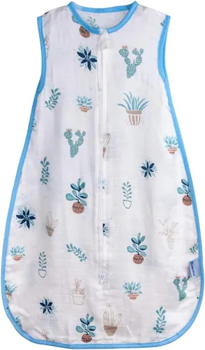 Vista 16 de Toddler Sleep Sack Muslin Cotton Summer Baby Wearable Blanket Lightweight Sleeping Bag