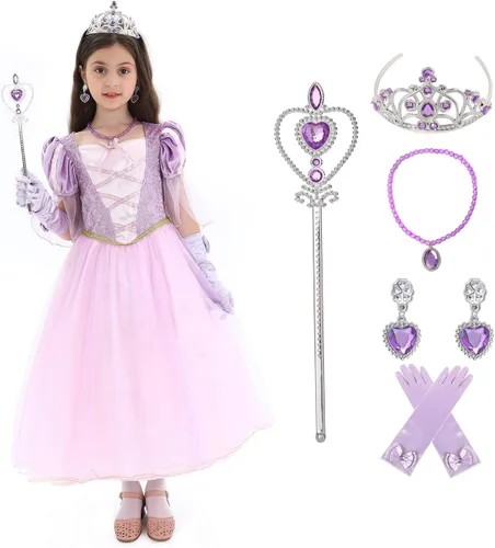 Vista 8 de Disfraz de princesa de lujo de SPUNICOS con y sin opciones de accesorios disponibles